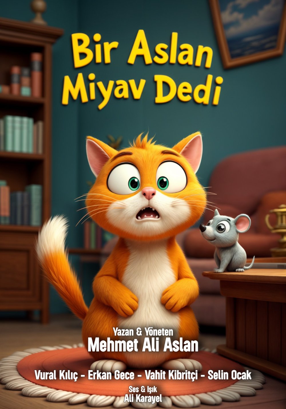 BİR ASLAN MİYAV DEDİ