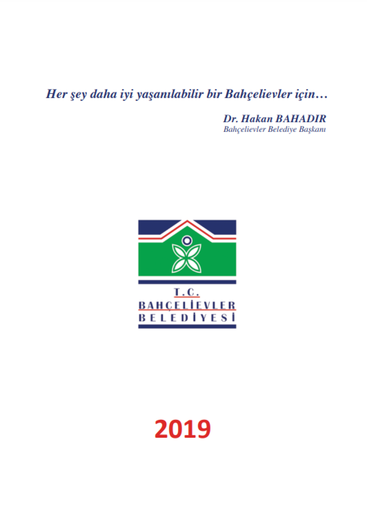 2019 Yılı Faaliyet Raporu