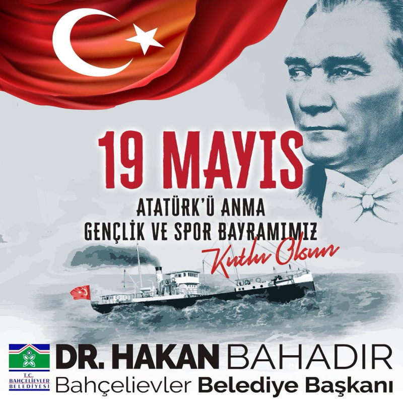 19 Mayıs Atatürk'ü Anma Gençlik ve Spor Bayramı Kutlu Olsun