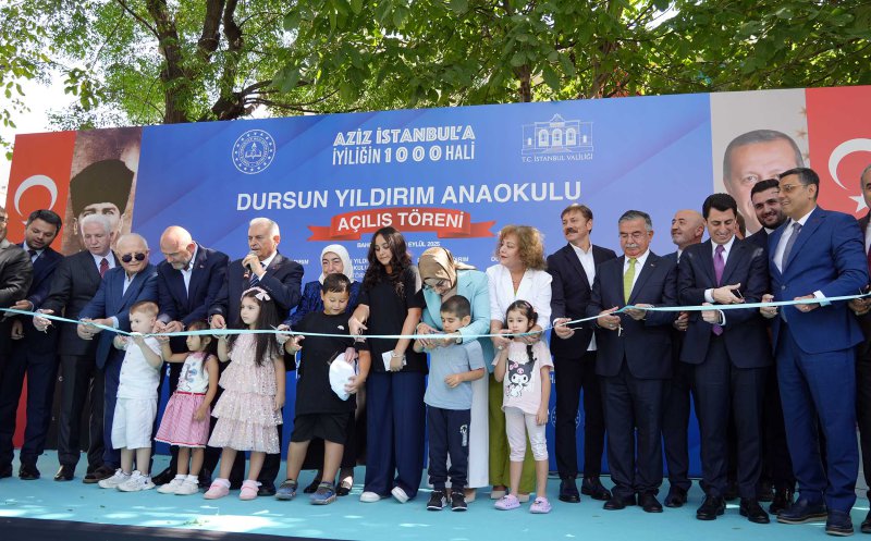 Bahçelievler’de Dursun Yıldırım Anaokulu Açıldı