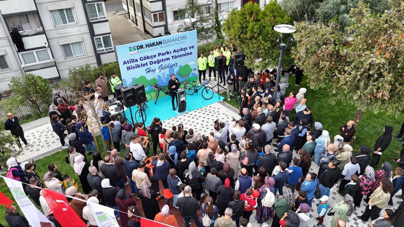 Bahçelievler’de park ve bisiklet coşkusu