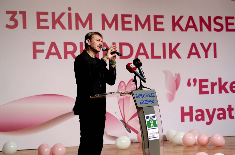 Başkan Motosiklete Bindi, Meme Kanserine Dikkat Çekti