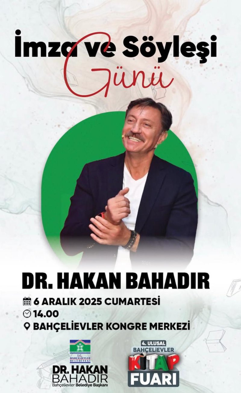 Dr. Hakan Bahadır ile “Kent Doktoru” Söyleşisine Davetlisiniz